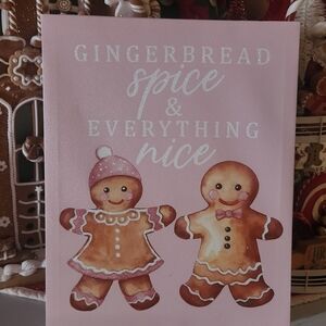 Gingerbread Spice & Everything Nice Canvas Art